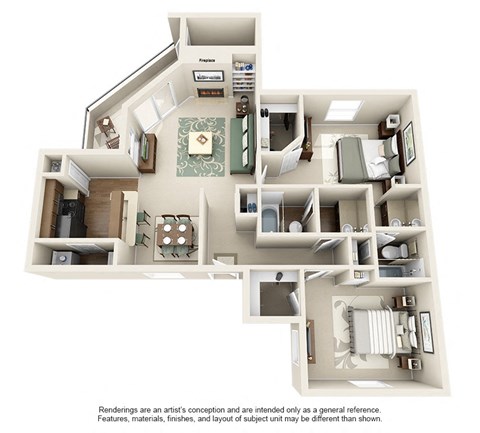 a drawing of a floor plan of a house